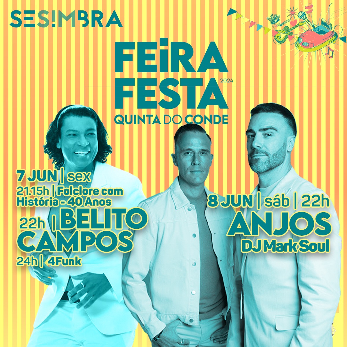 7 Junho Belito Campos | 8 Junho&nbsp;Anjos